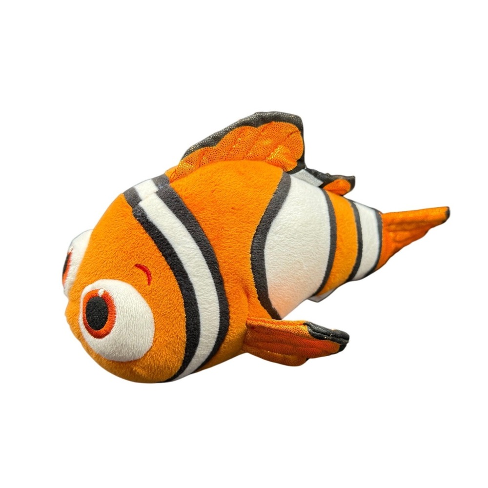 Ty Sparkle Nemo Disney Pixar Finding Dory Plush Orange‎ Clownfish 8.5 Inch 2016